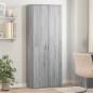 Preview: ARDEBO.de - Highboard Grau Sonoma 70x35x180 cm Holzwerkstoff