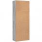 Preview: Highboard Grau Sonoma 70x35x180 cm Holzwerkstoff