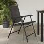 Preview: ARDEBO.de - Klappbare Gartenstühle 4 Stk. Graumeliert Stahl und Textilene