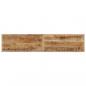 Preview: Bank 160 cm Raues Mangoholz und Stahl
