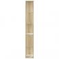 Preview: Bücherregal 5 Böden Sonoma-Eiche 45x23,5x162,5 cm Holzwerkstoff