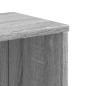 Preview: Bücherregal Grau Sonoma 50x25x105 cm Holzwerkstoff