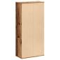 Preview: Bücherregal Altholz-Optik 50x25x105 cm Holzwerkstoff