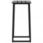 Preview: Barhocker 4 Stk. Schwarz 38x38x80 cm Pulverbeschichteter Stahl