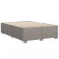 Preview: Boxspringbett mit Matratze Taupe 140x200 cm Stoff
