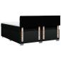Preview: Boxspringbett mit Matratze Schwarz 180x200 cm Stoff