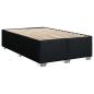 Preview: Boxspringbett mit Matratze Schwarz 90x200 cm Stoff