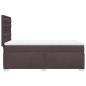 Preview: Boxspringbett mit Matratze Dunkelbraun 90x190 cm Stoff