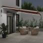 Preview: Markise Automatisch mit LED Braun 600x350 cm
