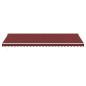 Preview: Markise Automatisch mit LED Weinrot 600x350 cm