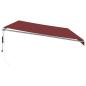 Preview: Markise Automatisch mit LED Weinrot 600x350 cm