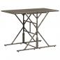 Preview: 7-tlg. Garten-Essgruppe mit Kissen Grau Poly Rattan