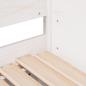 Preview: Tagesbett Ausziehbar Weiß 90x200 cm Massivholz Kiefer