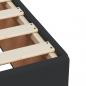Preview: Boxspringbett mit Matratze Schwarz 90x190 cm Kunstleder