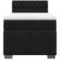 Preview: Boxspringbett mit Matratze Schwarz 90x190 cm Samt