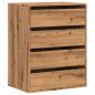 Preview: Kommode Artisan-Eiche 60x41x76 cm Holzwerkstoff
