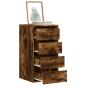 Preview: ARDEBO.de - Kommode Räuchereiche 40x41x76 cm Holzwerkstoff