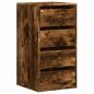 Preview: Kommode Räuchereiche 40x41x76 cm Holzwerkstoff