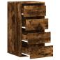 Preview: Kommode Räuchereiche 40x41x76 cm Holzwerkstoff