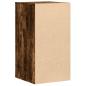 Preview: Kommode Räuchereiche 40x41x76 cm Holzwerkstoff