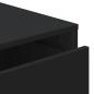 Preview: Kommode Schwarz 60x41x58 cm Holzwerkstoff