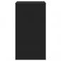 Preview: Kommode Schwarz 60x41x76 cm Holzwerkstoff