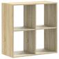 Preview: Bücherregal Sonoma-Eiche 68,5x32x68,5 cm Holzwerkstoff