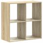 Preview: Bücherregal Sonoma-Eiche 68,5x32x68,5 cm Holzwerkstoff