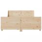 Preview: Massivholzbett ohne Matratze 120x200 cm Kiefernholz