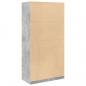 Preview: Kleiderschrank Betongrau 100x50x200 cm Holzwerkstoff