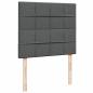 Preview: Boxspringbett mit Matratze Dunkelgrau 120x200 cm Stoff