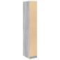 Preview: Kleiderschrank Grau Sonoma 30x50x200 cm Holzwerkstoff