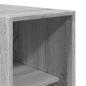 Preview: Kleiderschrank Grau Sonoma 30x50x200 cm Holzwerkstoff
