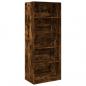 Preview: Kleiderschrank Räuchereiche 80x50x200 cm Holzwerkstoffs