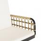 Preview: Hängebank mit Kissen 105x58x38 cm Poly Rattan und Stahl