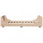 Preview: Massivholzbett ohne Matratze 75x190 cm Kiefernholz