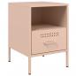 Preview: Nachttisch Rosa 36x39x50,5 cm Stahl