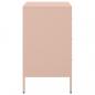 Preview: Nachttisch Rosa 36x39x68 cm Stahl
