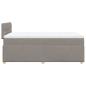 Preview: Boxspringbett mit Matratze Taupe 120x190 cm Stoff