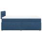 Preview: Boxspringbett mit Matratze Blau 120x190 cm Stoff