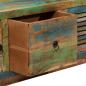 Preview: TV-Schrank 110x30x40 cm Altholz Massiv