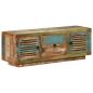 Preview: TV-Schrank 110x30x40 cm Altholz Massiv