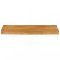 Preview: Tischplatte mit Baumkante 80x20x3,8 cm Massivholz Mango