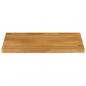 Preview: ARDEBO.de - Tischplatte mit Baumkante 70x60x3,8 cm Massivholz Mango