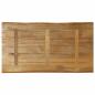 Preview: Tischplatte mit Baumkante 120x60x2,5 cm Raues Mango Massivholz
