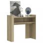 Preview: ARDEBO.de - Konsolentisch Sonoma-Eiche 100x35x90 cm Holzwerkstoff