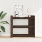 Preview: Konsolentisch Braun Eichen-Optik 100x35x90 cm Holzwerkstoff