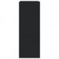 Preview: Schuhschrank Schwarz 74,5x37,5x100 cm Holzwerkstoff