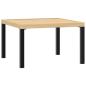 Preview: 5-tlg. Garten-Sofagarnitur mit Kissen Schwarz Aluminium