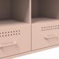 Preview: TV-Schrank Rosa 100,5x39x50,5 cm Stahl
